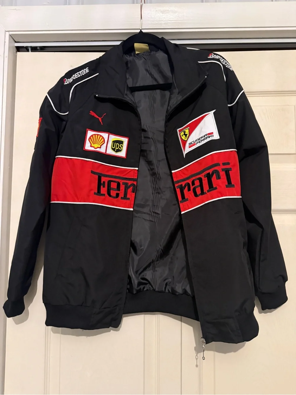F1 Vintage Ferrari Racing Jacket - Black Edition